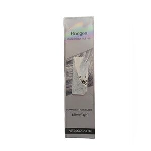 HOEGOA Permanent Hair Color - Silver Dye - 3.53 oz - EXP 10/27‎